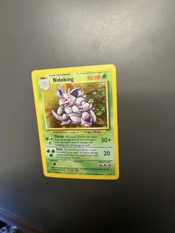 Pokemon Base Set Nidoking Holo 11/102 LP WOTC 1999 Vintage Rare - Image 5