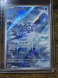 Cryogonal 111/086 Illustration Rare, Black Bolt, Full Art Holo, Pokemon TCG, NM - Image 1