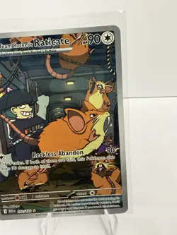 The Pokemon Company Team Rocket's Raticate Holo 202/182 SV10 90HP EN Rare - Image 2