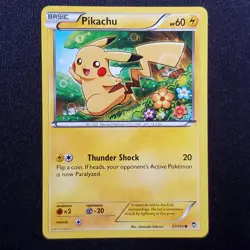 Pikachu 27/111 Common Furious Fists Pokemon Lightly Played - Image 1