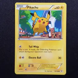 Pikachu 20/108 Common Roaring Skies Pokemon Lightly Played - Image 1