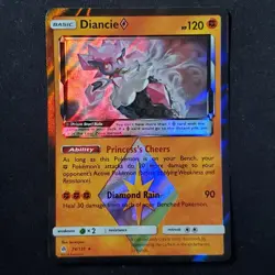 Diancie ◇ 74/131 Holo Prism Star Rare Forbidden Light Pokemon Lightly Played - Image 1
