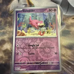 Pokemon TCG Slowpoke 057/142 Reverse Holo Stellar Crown Near Mint Condition - Image 1