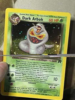 Wizards of the Coast Dark Arbok Team Rocket 2/82 Holo Rare 60HP EN 2000 - Image 2
