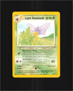 Light Venomoth 53/105 Uncommon Neo Destiny Pokemon Unlimited Near Mint - Image 1