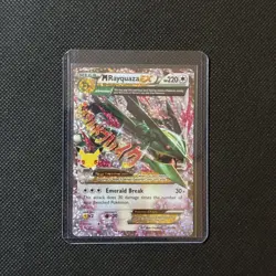 Pokemon TCG M Rayquaza EX Celebrations Classic Collection Holo 76/108 - Image 1