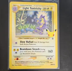 Pokemon TCG Light Toxtricity SWSH137 Sword & Shield Promo Holo 120 HP EN - Image 1