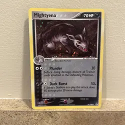 Mightyena - 18/108 (Cosmos Holo) Holo Rare 18/108 - Pokemon TCG 2007 - MP - Image 1