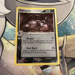 Mightyena - 18/108 (Cosmos Holo) Holo Rare 18/108 - Pokemon TCG 2007 - MP - Image 3