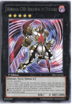 Yugioh - Number C80: Requiem in Berserk PRIO-EN046 1st Edition - Primal Origin - Image 1
