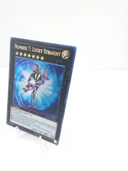 Yu-Gi-Oh! TCG 1st Edition Number 7: Lucky Straight - GAOV-EN091 Secret Rare NM - Image 2