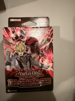 Yu-Gi-Oh! The Crimson King Structure Deck 1st Edition - New - SEALED - Image 1