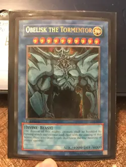 Obelisk the Tormentor (Secret Rare) GBI-002 Yu-Gi-Oh! Duel Monsters... - Image 1