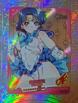 Card Goddess Anime Sailor Moon Mercury Mars Jupiter Venus Sexy Holo Oil - Image 1