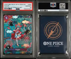 2026 ONE PIECE OP14 EB04 #065 AZURE SEA'S SEVEN SUGAR SP SPECIAL ALT ART PSA 10 - Image 3