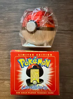 SEALED Burger King Red Charizard Pokemon 23K Plated Trading Card Pokeball - Image 2