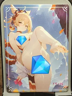 Yoimiya Under The Nightgown Card Goddess Story Anime Waifu FT FT-05 - Image 1