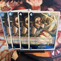 OP12-053 Borsalino X4 Playset One Piece TCG CCG English Card Game - Image 1