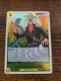Mont Blanc Noland OP08-109 Rare English Two Legends One Piece TCG Card Game - Image 1