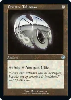Pristine Talisman - Near Mint MTG The Brothers' War: Retro Frame Artifacts - Image 1