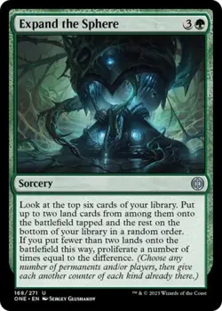 Expand the Sphere -Foil Near Mint MTG Phyrexia: All Will Be One - Image 1