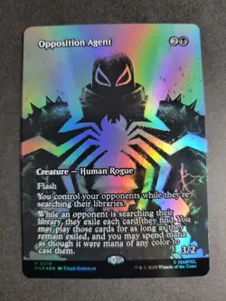 Opposition Agent (Borderless Foil) Mythic MTG Spider-Man Eternal - Image 1