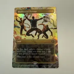 Multiversal Passage FOIL Borderless 206 Marvel's Spider-Man SPM MTG Rare Land NM - Image 2
