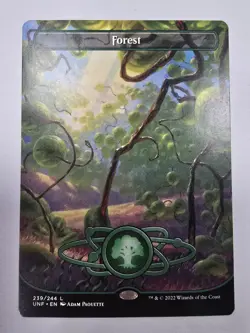 Forest (239) (Borderless) Unfinity Regular Magic The Gathering Mtg - Image 1