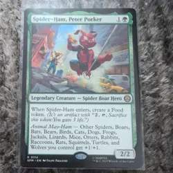 MTG magic cards 1x Spider-Ham, Peter Porker marvel play promo Unique & Misc Prom - Image 1