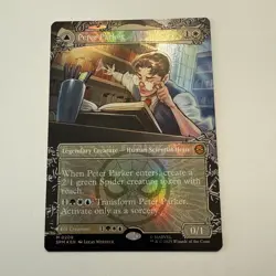 Peter Parker FOIL Borderless 208 Marvel’s Spider-Man SPM MTG Mythic Unplayed NM - Image 1
