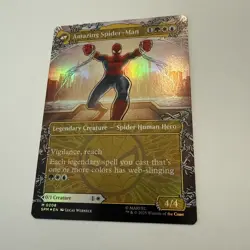 Peter Parker FOIL Borderless 208 Marvel’s Spider-Man SPM MTG Mythic Unplayed NM - Image 4