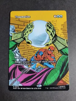 Traumatize (Borderless) Mythic MTG Spider-Man Eternal - Image 1
