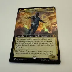 Cosmic Spider-Man FOIL Extended Art 271 Spider-Man SPM MTG Mythic Unplayed Mint - Image 5