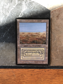 MTG - Scrubland - Beta - Legacy - Vintage - Altered Art -Read- WATCH ITEM VIDEO! - Image 3