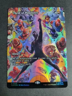 Thrill of Possibility (Borderless Foil) Mythic MTG Spider-Man Eternal - Image 1