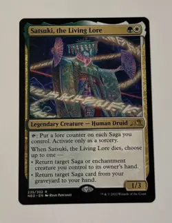 MTG Satsuki, the Living Lore - Kamigawa: Neon Dynasty NM - Image 1