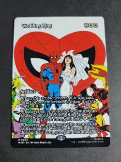 Wedding Ring (Borderless) Mythic MTG Spider-Man Eternal - Image 1