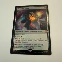 The Soul Stone FOIL 66 Marvel's Spider-Man SPM MTG Mythic Unplayed Mint Infinity - Image 3