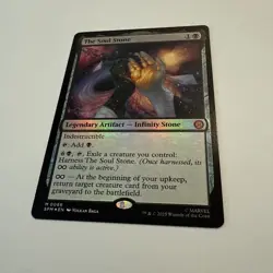 The Soul Stone FOIL 66 Marvel's Spider-Man SPM MTG Mythic Unplayed Mint Infinity - Image 5