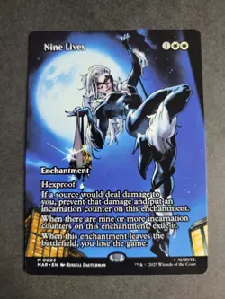 Nine Lives (Borderless) Mythic MTG Spider-Man Eternal - Image 1