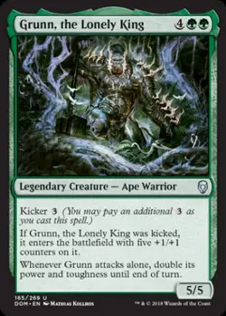 Grunn, the Lonely King - Near Mint MTG Dominaria - Image 1