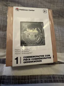 Pokemon Fossil Museum Commemorative Coin: Excavator Pikachu & Tyrantrum - Image 2
