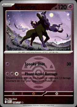 Spectrier (Dusk Ball) 098/217 Pokemon Ascended Heroes Rare NM - Image 1