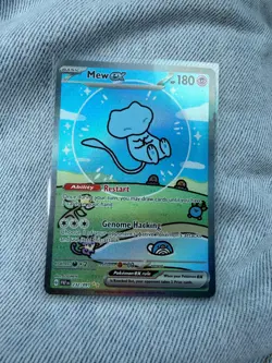 Pokemon TCG Mew EX 232/091 Sv: Paldean Fates Bubble Mew - Image 3
