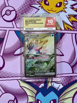Pokemon TCG - Milotic ex 237/191 - Surging Sparks - SIR - Graded - ACE 10 - Image 1