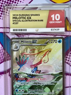 Pokemon TCG - Milotic ex 237/191 - Surging Sparks - SIR - Graded - ACE 10 - Image 2