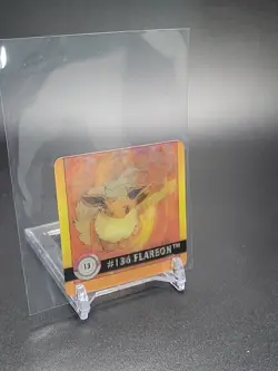 Eevee Flareon 1999 Artbox Pokemon Premier Edition Action Flips #13 - Image 4