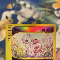 Pokemon Expedition MEW 19/165 Reverse Holo 2002 LP/MP English - Image 2