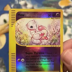 Pokemon Expedition MEW 19/165 Reverse Holo 2002 LP/MP English - Image 3