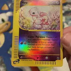 Pokemon Expedition MEW 19/165 Reverse Holo 2002 LP/MP English - Image 5